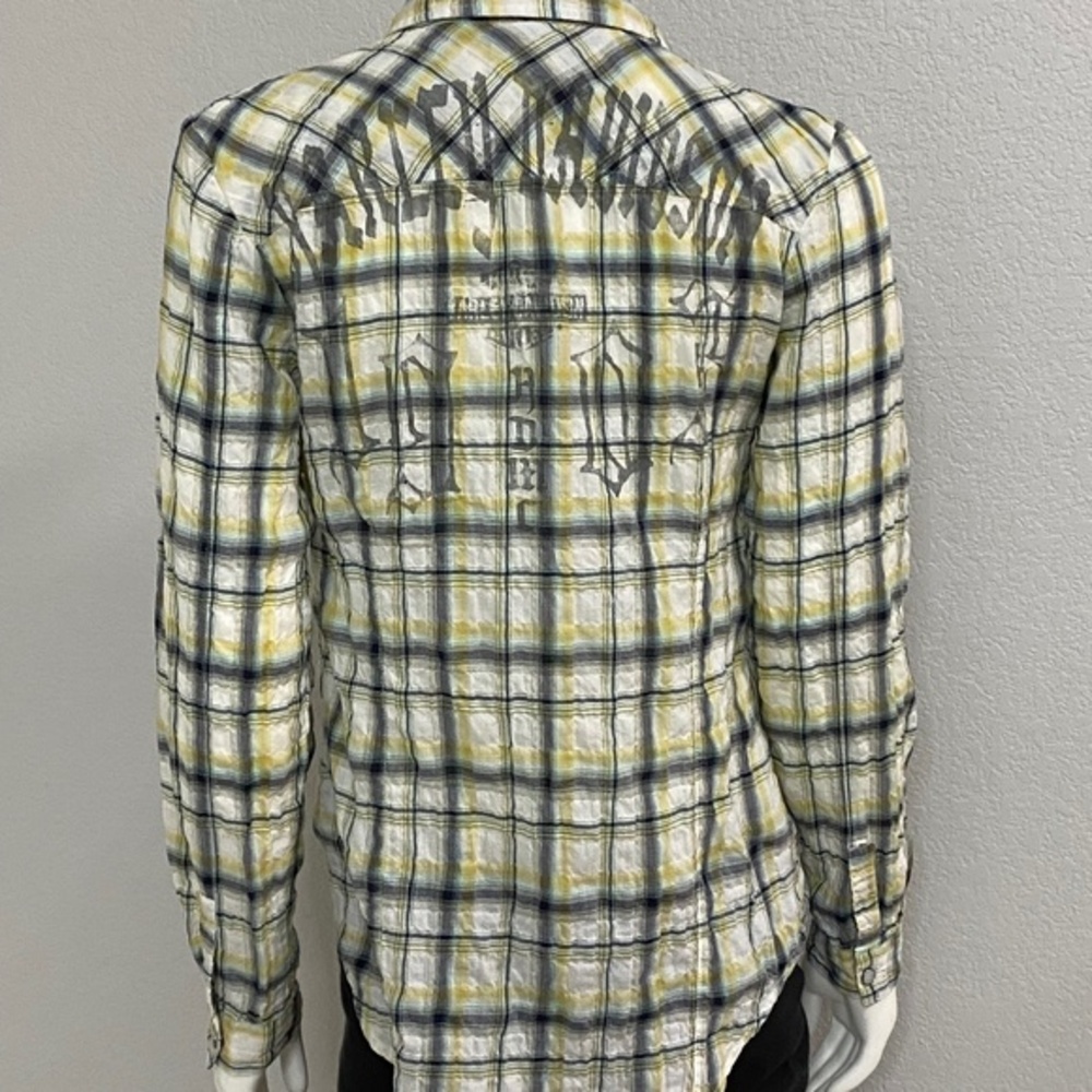 Harley-Davidson Plaid Shirt with Graphic on Back